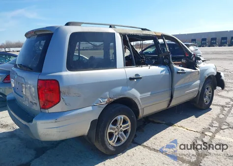 2003 Honda Pilot Ex-L from USA, damaged, VIN 2HKYF18523H514964